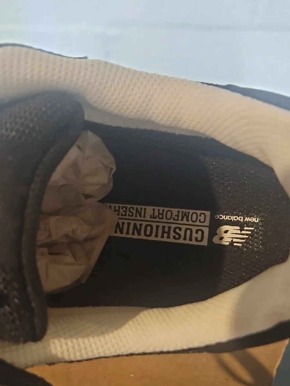 New Balance Black and White Women's Casual Sneaker